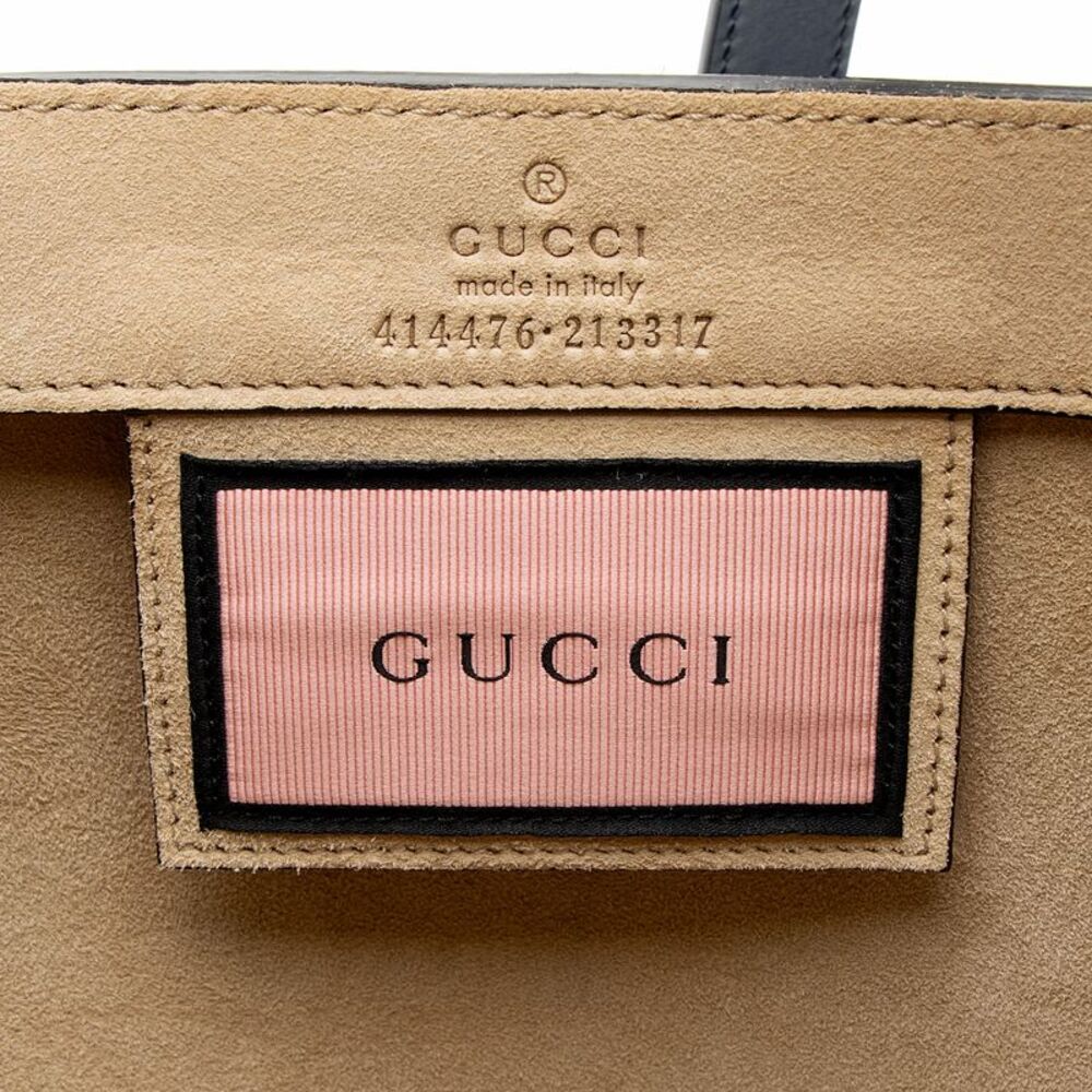 Gucci Leather Ghost Medium Tote - Picture 7 of 14